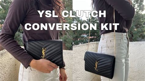 ysl puffer pouch conversion kit|Ysl Pouch Conversion Kit .